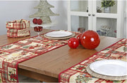 Tafelkleed - luxe gobelin - Kerst Schotland - Christmas - Vierkant 85 x 85 cm