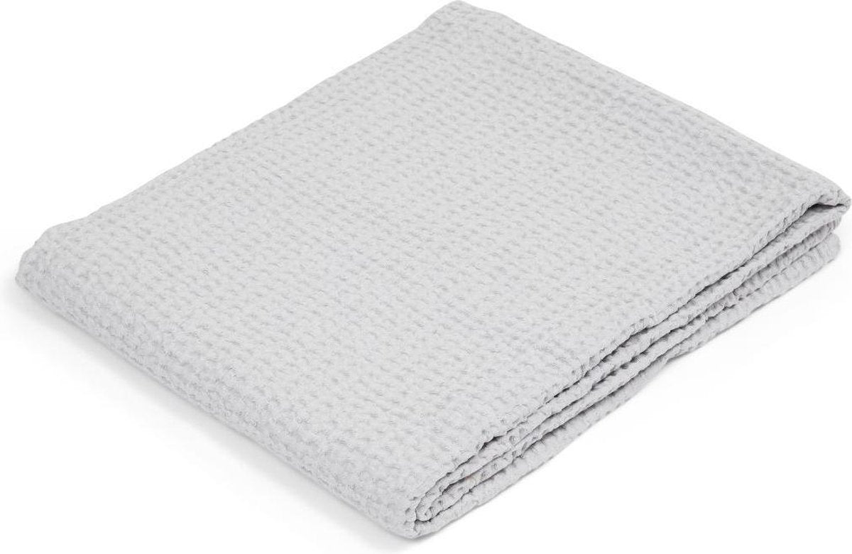 Ledikantdeken - Wafel - Fine Home - 100x150cm - Grijs