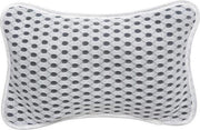 Made4Home® - Badkussen | Spa kussen voor in bad | Orthopedisch hoofdsteun | Nekkussen | Met twee anti slip zuignappen | 27cm x 18cm | Wit