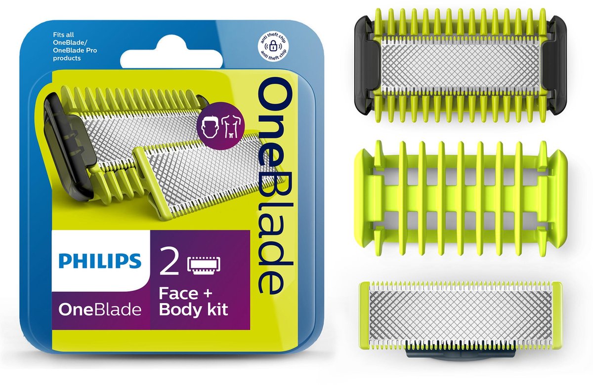 Philips OneBlade bodykit QP620/50 - vervangmesje voor gezicht en lichaam
