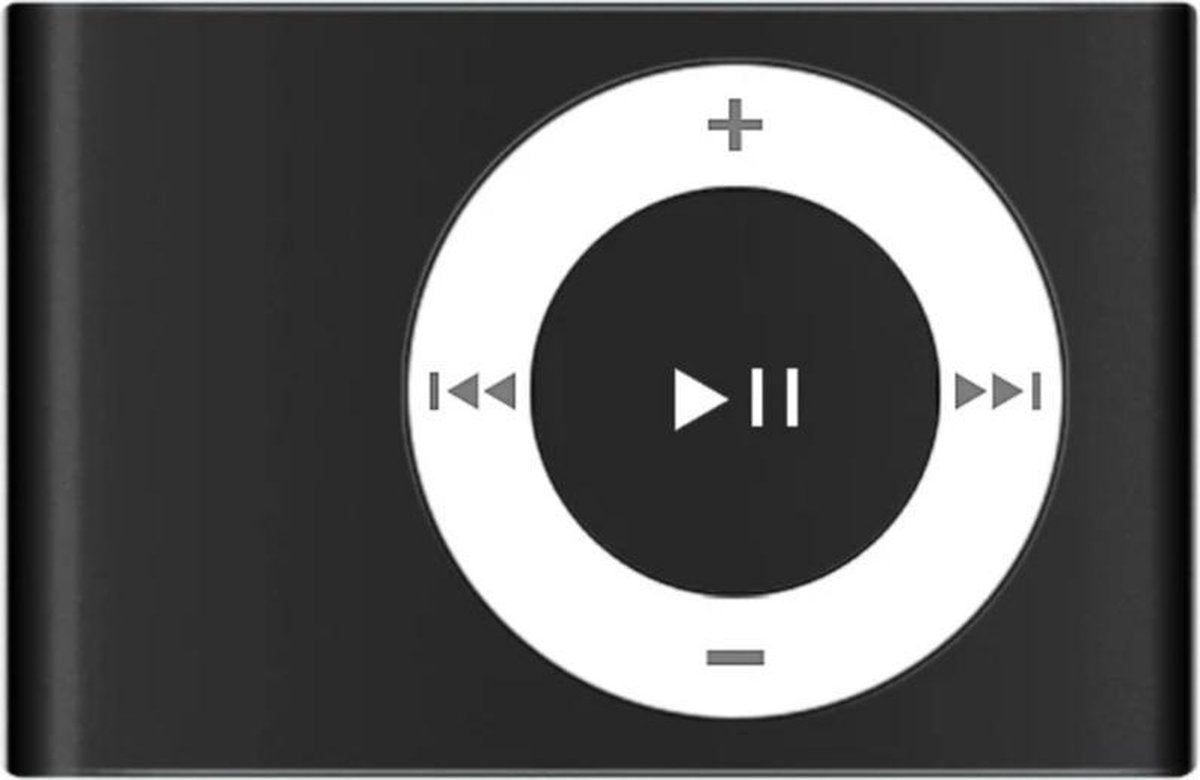 MP3 Speler Mp3 Player Zwart Met Handige Clip