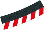 Carrera Buitenslipstroken kuipbocht 4/15° + eindstukken - racebanen - 1:32
