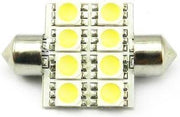 Dome 8 LED C5W SMD Auto Interieur Lamp 36mm