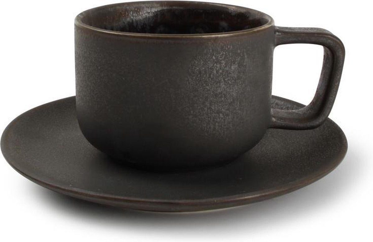 S&P ANVIL kop en schotel 240 ml rusty (set/2)