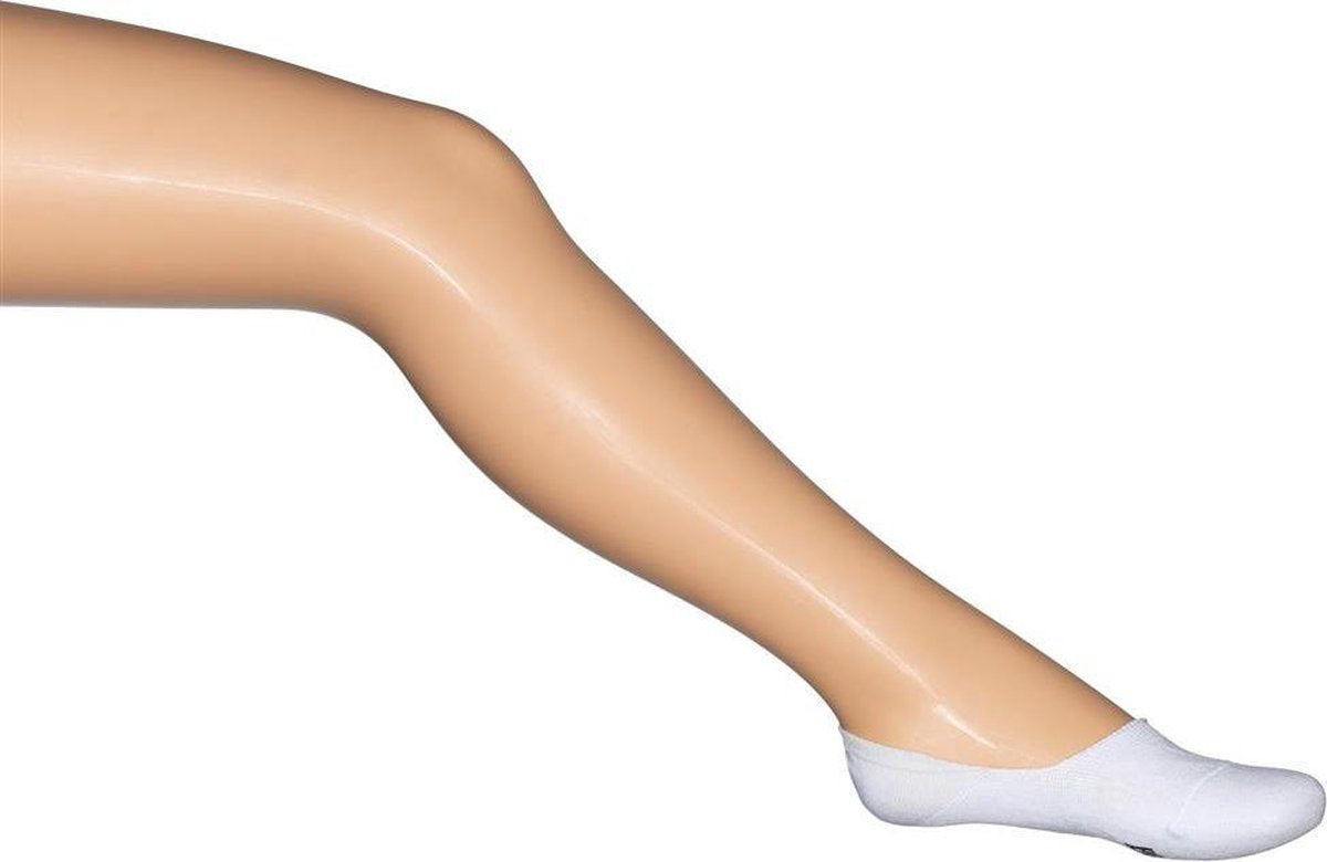 Bonnie Doon - Kinderen - Sneaker Footie - Wit - maat 27-30 (2 paar)