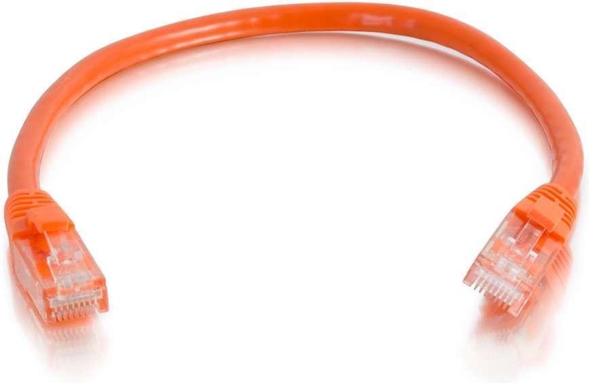 C2G 1 m Cat6 Booted Unshielded (UTP) netwerkpatchkabel - oranje