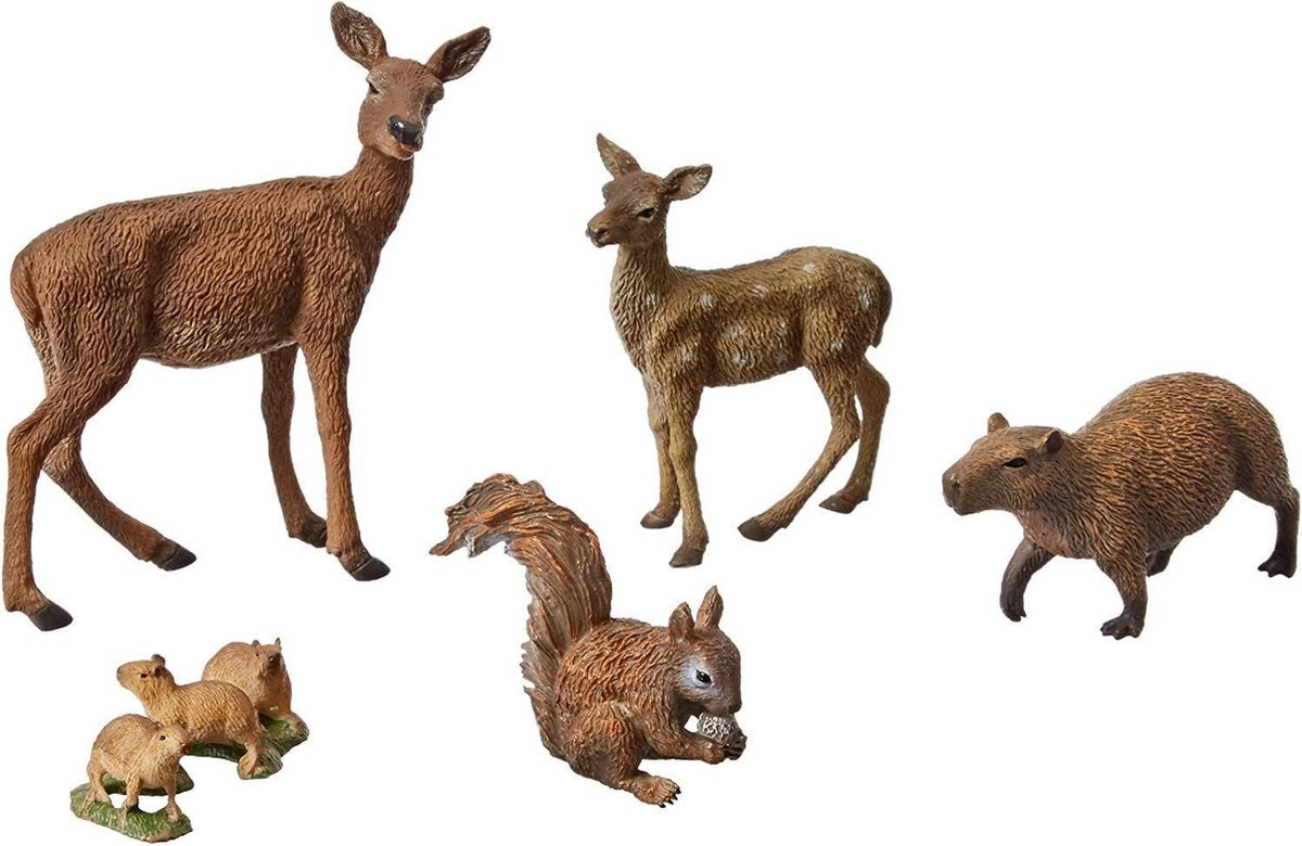 Collecta Bosdieren: Speelset In Giftverpakking 5-delig