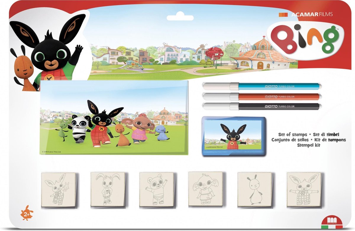 Multiprint Stempelset Bing 11-delig