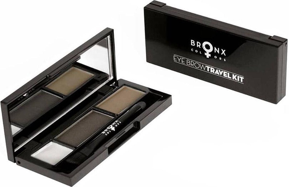 Bronx Colors EBTK03 Eyebrow Travel Kit Dark Brown (1 x 3.2 g)