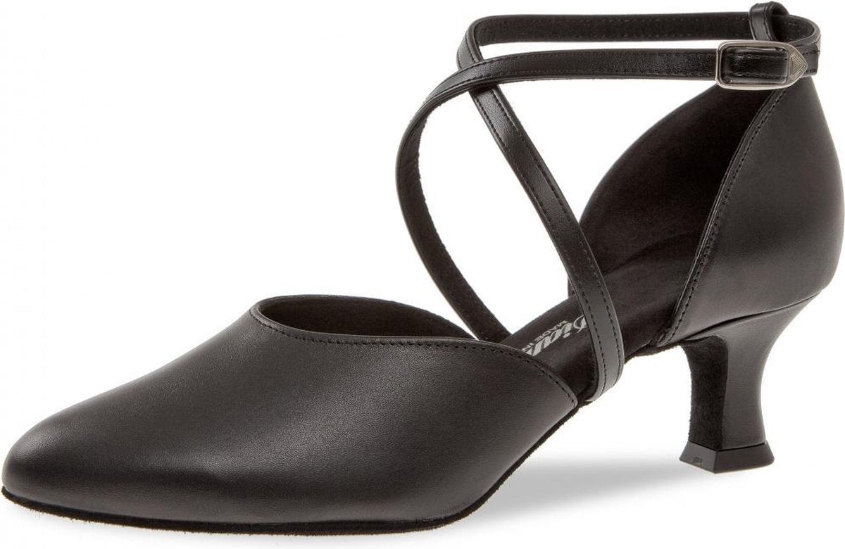 Diamant Dames Ballroom Dansschoenen 048-068-034 – Stijldansen - Kleur: Zwart - Maat 38