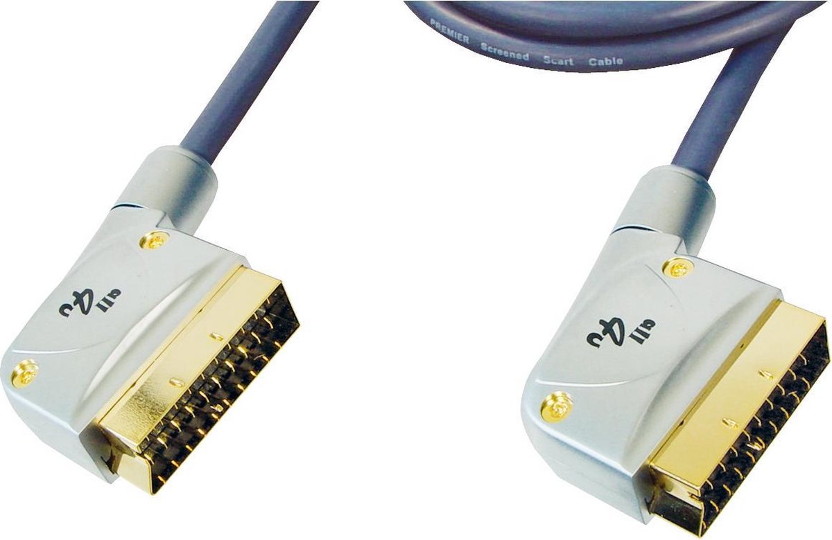 GR-Kabel PB-461 SCART-kabel 5 m SCART (21-pin) Zwart