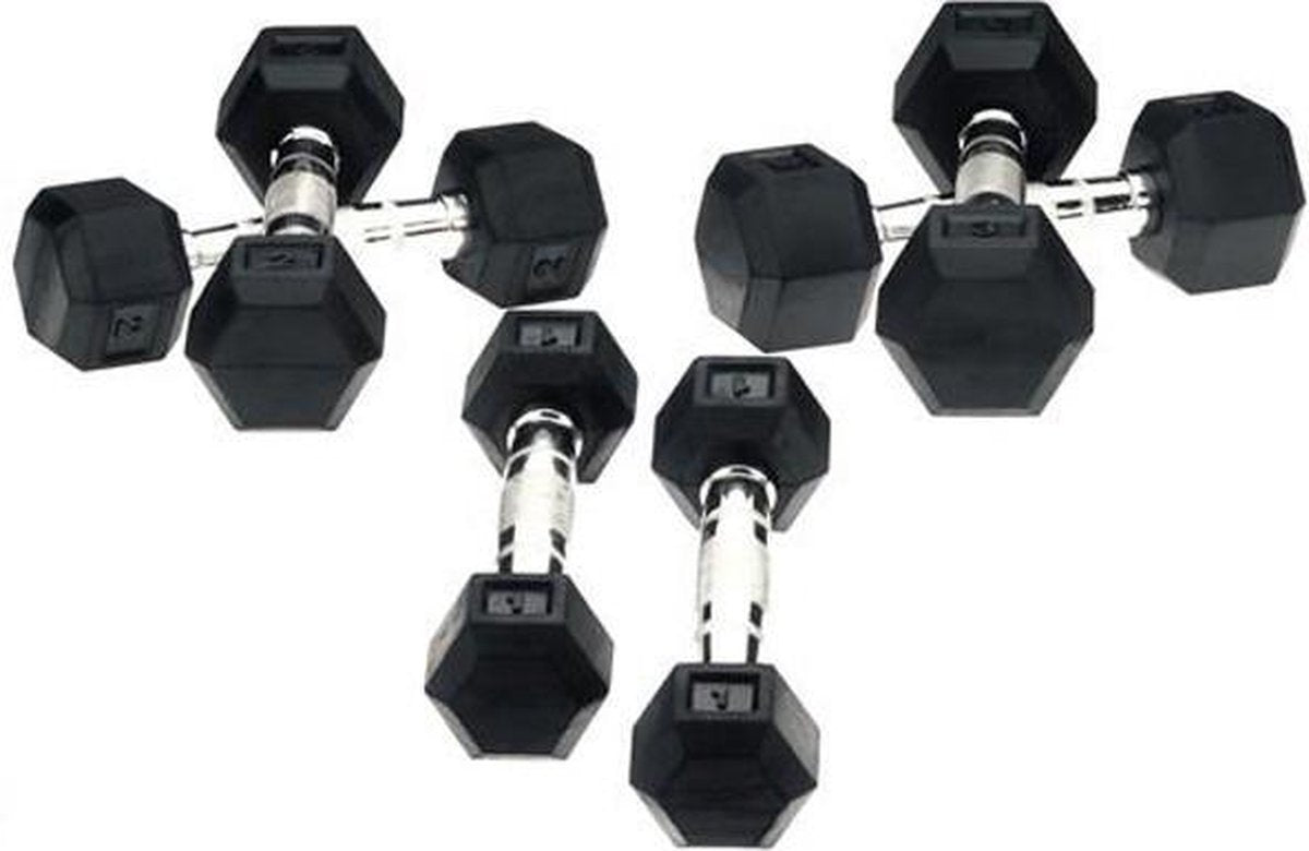 Hexa Dumbbells Focus Fitness - 2x 1 kg