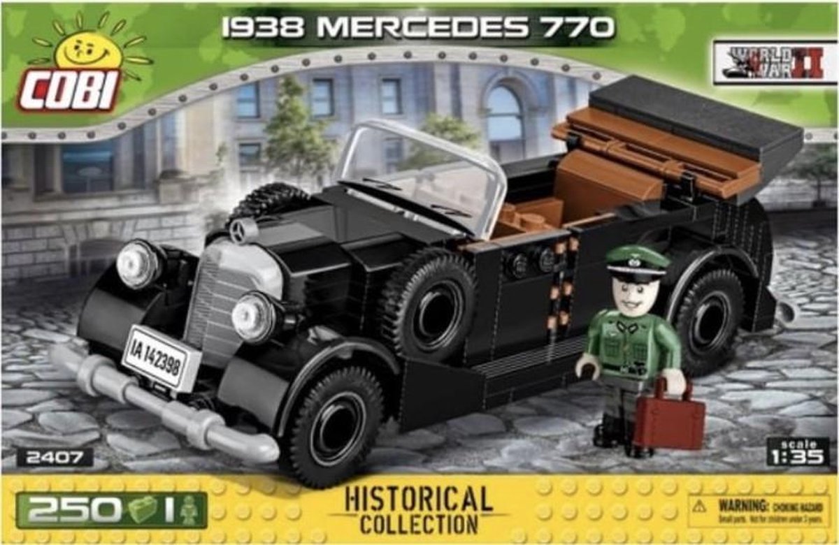 COBI 1937 Mercedes 770 - Constructiespeelgoed - Bouwpakket - Auto