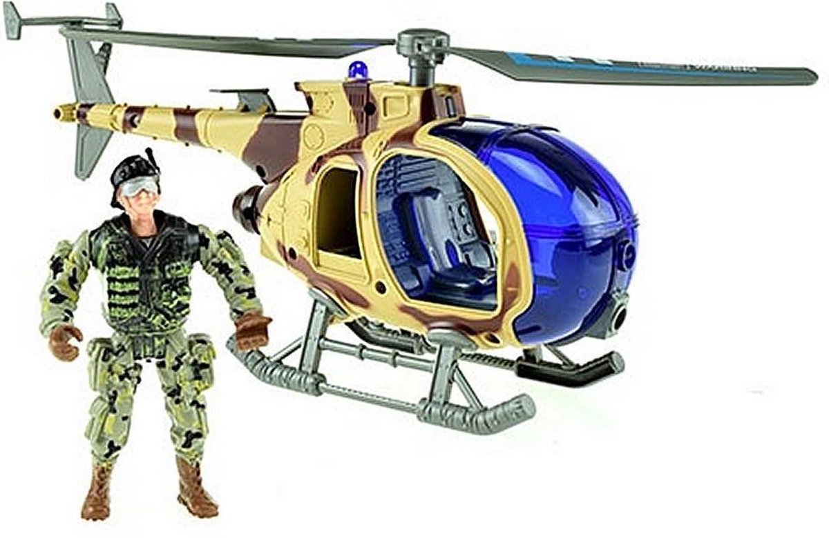 Toi-toys Wojskowy helikopter z żołnierzem