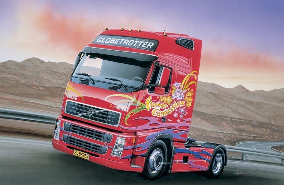 Italeri Volvo FH16 Globetrotter XL Montagekit Vrachtwagen/oplegger modelbouw 1:24