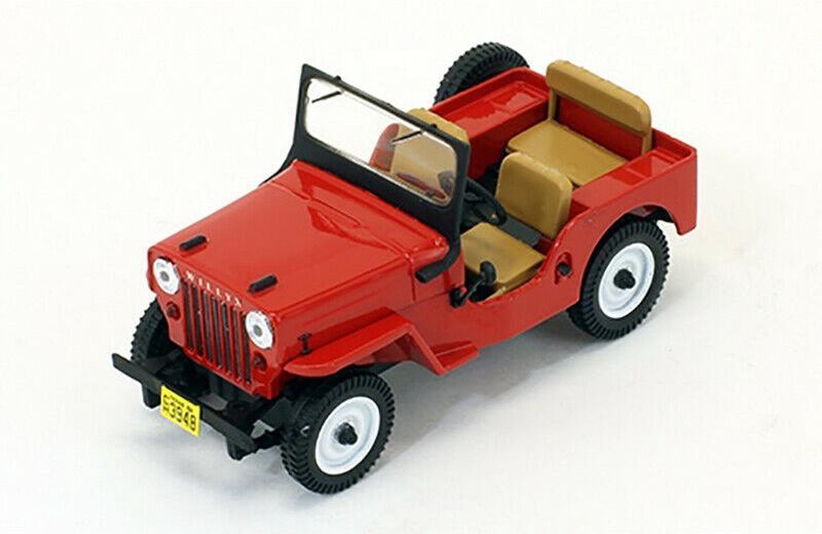 Willy's Jeep CJ3B 4х4 1953 Rood 1-43 PremiumX