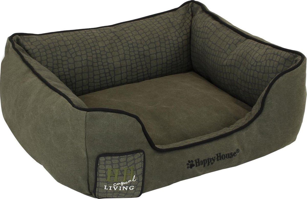 Happy-House Casual Living - Hondenmand - Groen - S - 55 x 55 cm