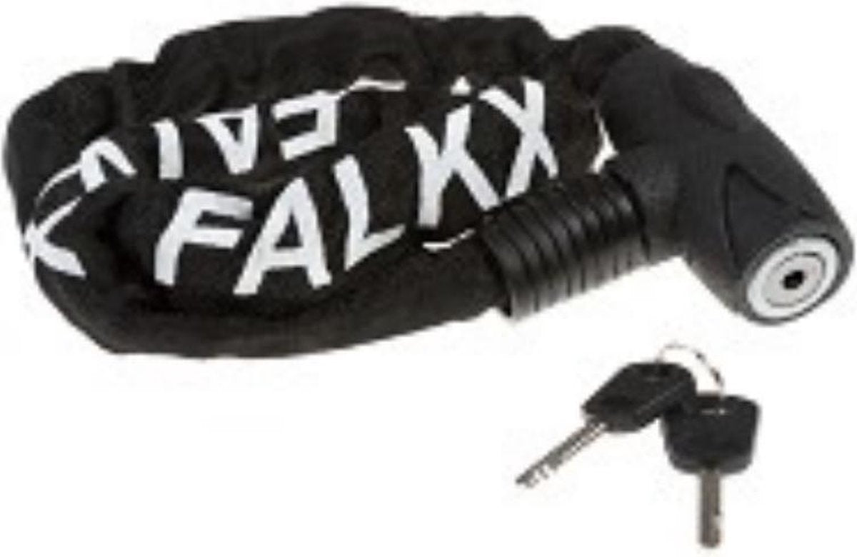 Falkx Kettingslot Fr24 Met Nylon Hoes 1000 X 6 Mm Zwart