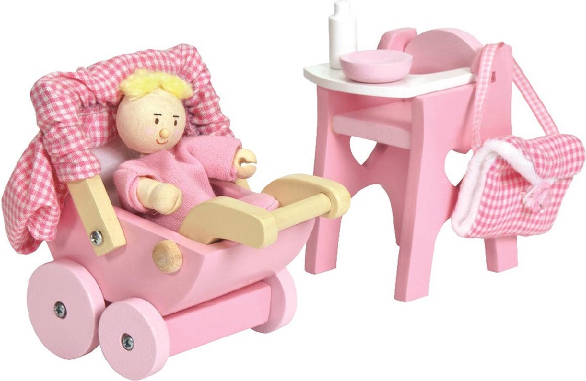 Le Toy Van Poppenhuismeubels Babyset - Hout