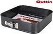 Quttin vierkante springvorm 28 x 28 cm zwart