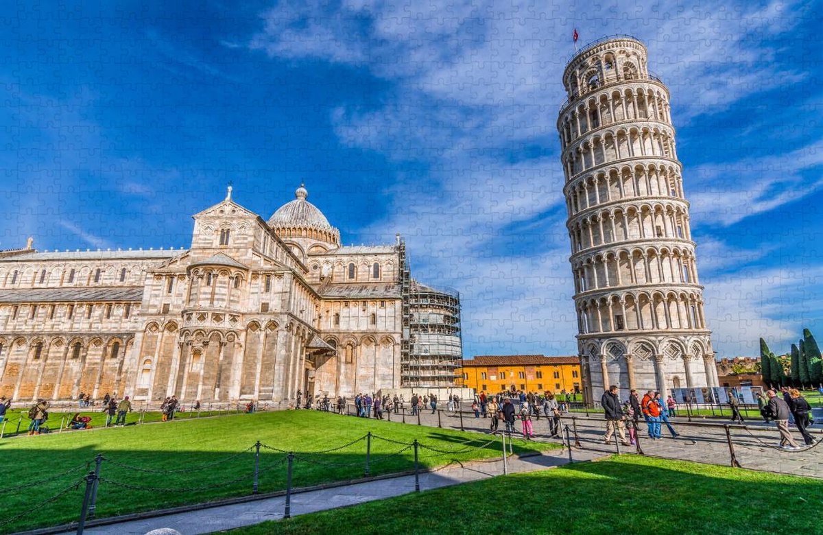 Puzzel 1000 - Toren van Pisa | Moeilijke Puzzel