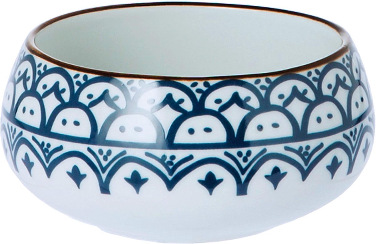 Riverdale Bloom Schaal - 9 cm - Blauw