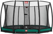 BERG Champion InGround Trampoline - 330 cm - Inclusief Veiligheidsnet Deluxe - Groen