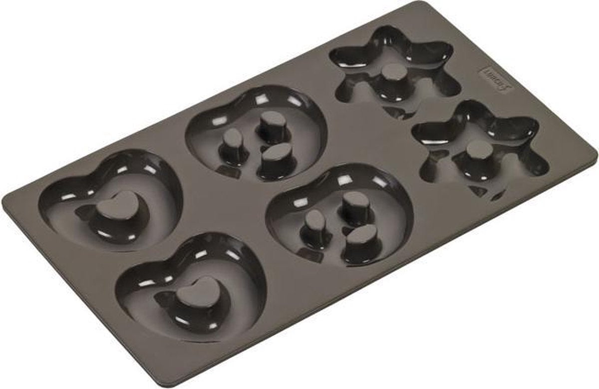 Lurch - Flexiform - Bakvorm voor 6 peperkoeken - Silicone - 17x30cm