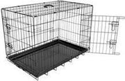 Duvo Hondenbench 2 deurs - 92x57x64 cm - Zwart