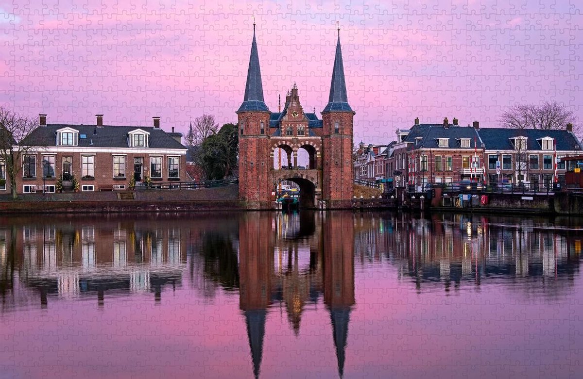 Waterpoort Sneek - Puzzel 1000 stukjes