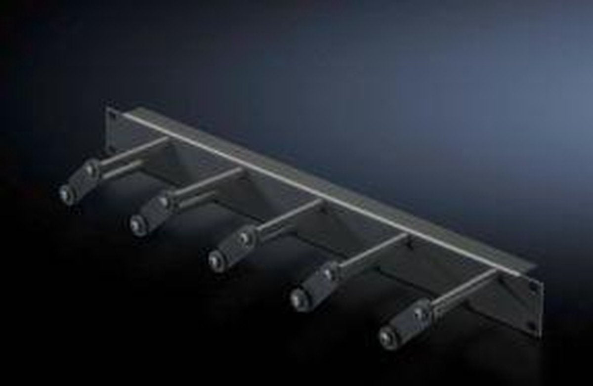 Rittal 5502.225 19 inch Patchkast-kabelvoering 1 HE Zwart