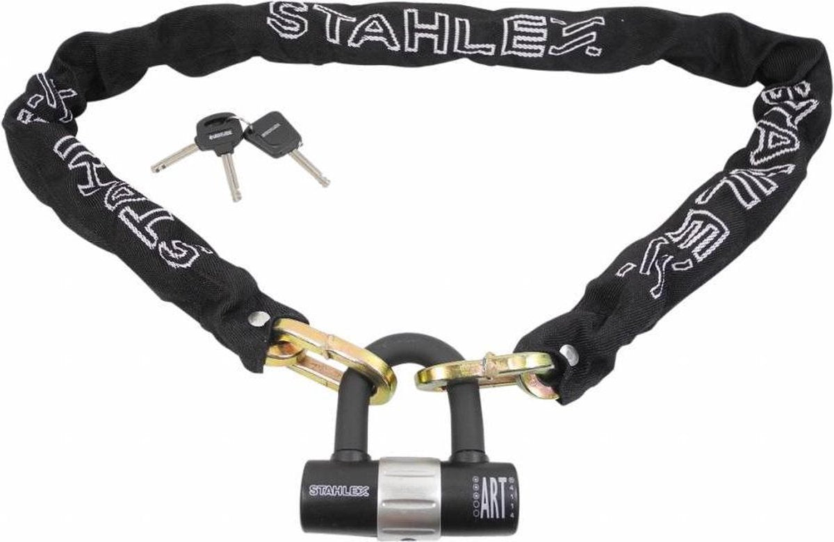Stahlex ART3 kettingslot met hangslot lengte 120 CM dikte Ø10mm gehard staal