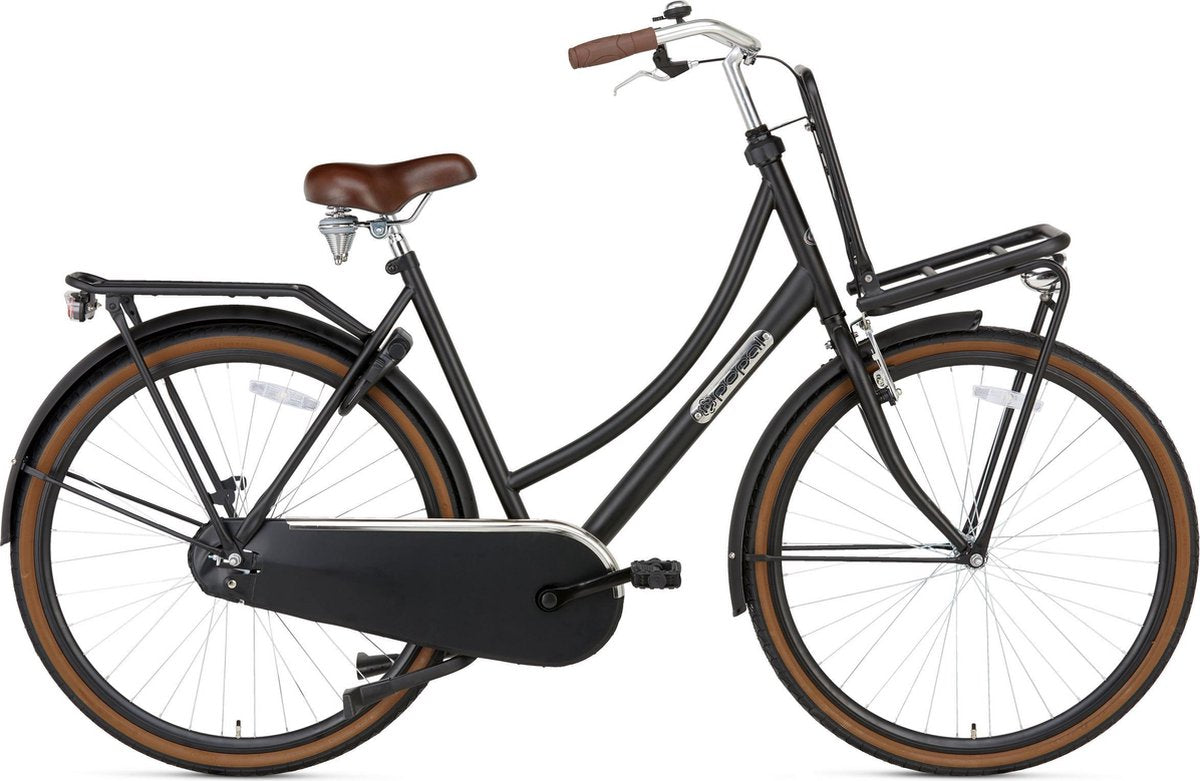 Popal Daily Dutch Basic Damesfiets - Transportfiets - 57 cm - Zwart