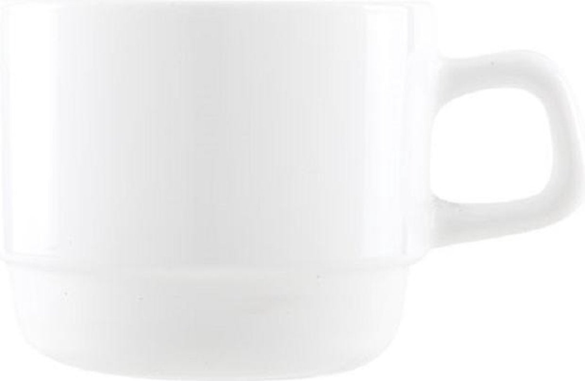 Arcoroc Uni - Koffiekopjes - 25cl - Glas - (Set van 12) En Yourkitchen E-kookboek - Heerlijke Smulrecepten