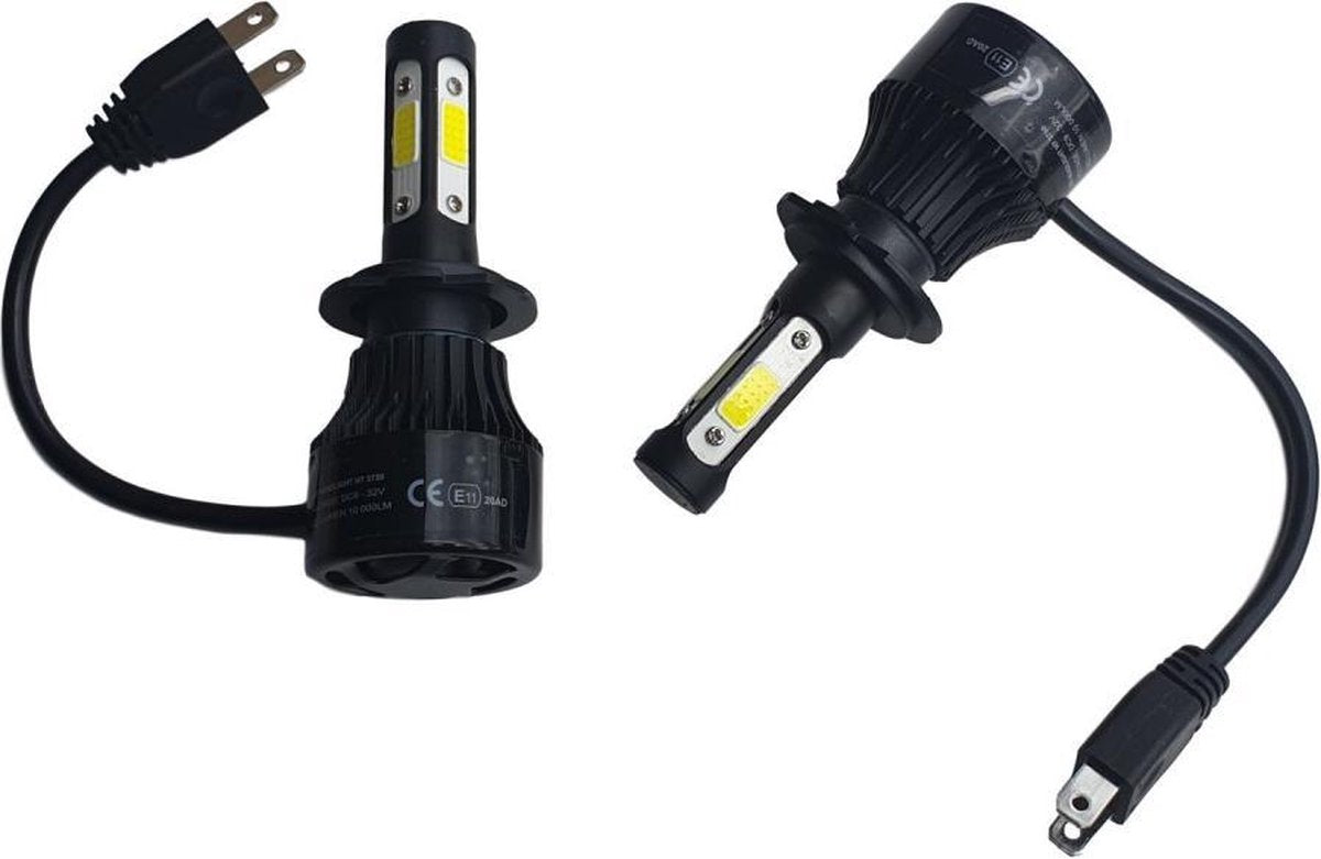 H7 koplamp set | 2x LED COB daglichtwit 6500K - 2 x 10000 Lumen | 2x40W 9-32V