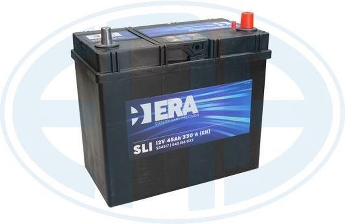 ERA Auto accu - 12V/45AH/330CCA + Pool rechts - Pool links