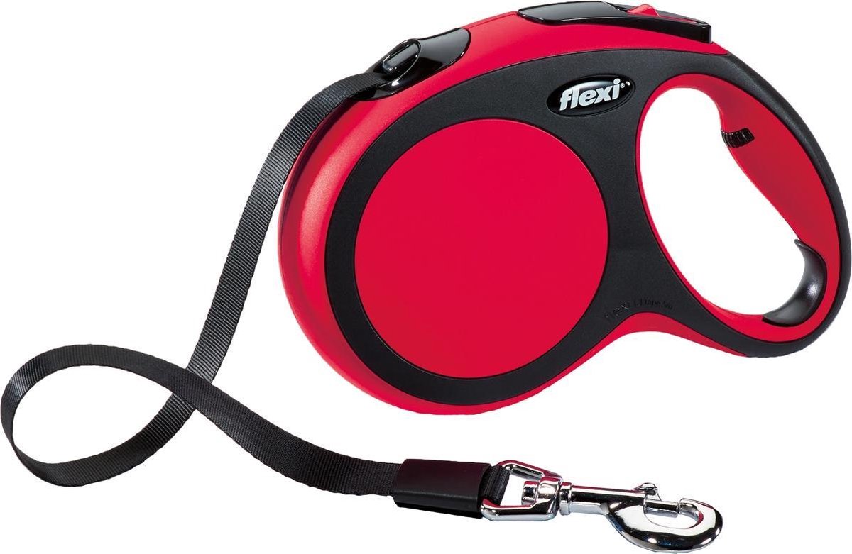 Flexi New Comfort Tape - Hondenriem - Rood - L - 5 m