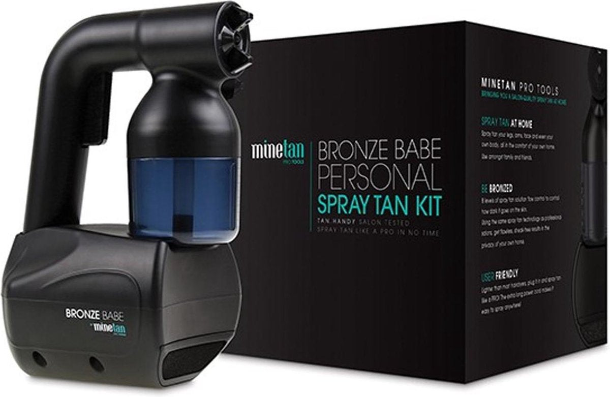 MineTan MineTan Bronze Babe Personal Spray Tan Kit - Black