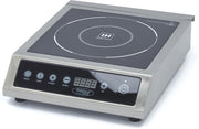 Inductie Kookplaat 3500 Watt - 1 x 28 cm Pit - tot 240 Graden - Timer - Touch Bediening - RVS - Vrijstaand - Professionele Inductieplaat - Maxima