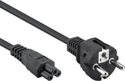 Allteq - Schuko naar C5 apparaatsnoer - 1.5 meter - Zwart