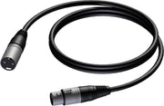 Procab / Neutrik PRD953 3-pins XLR (m) - 3-pins XLR (v) DMX kabel - 20 meter