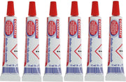 6 Tubes Alleslijm Collall - 12 ml. Tube - Transparant