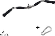 MIRO Curl Stang Bar Multifunctioneel 75 CM Bicep & Tricep + Gratis Karabijnhaak