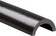 Stootrand leidingprofiel Type R2 lengte 1 m Zwart