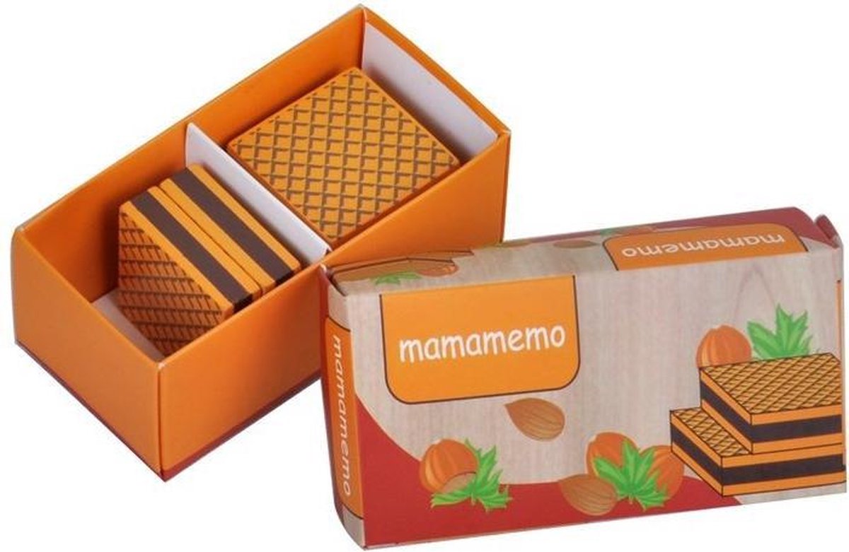 Mama Memo Doosje Hazelnootwafeltjes Hout 9