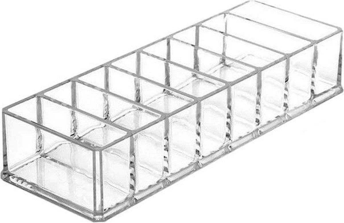 LYVION Make-up organizer small / Make up / Beautycase / Make up opbergdoos / Cosmetica opbergdoos / Opbergbox make  up / Make up koffer - Transparant