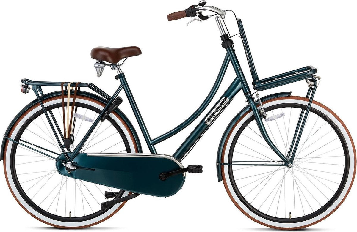Popal Daily Dutch Basic+ Damesfiets - Transportfiets - 50 cm - Donkergroen