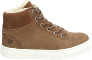 Nelson Kids jongens veterboot - Cognac - Maat 33
