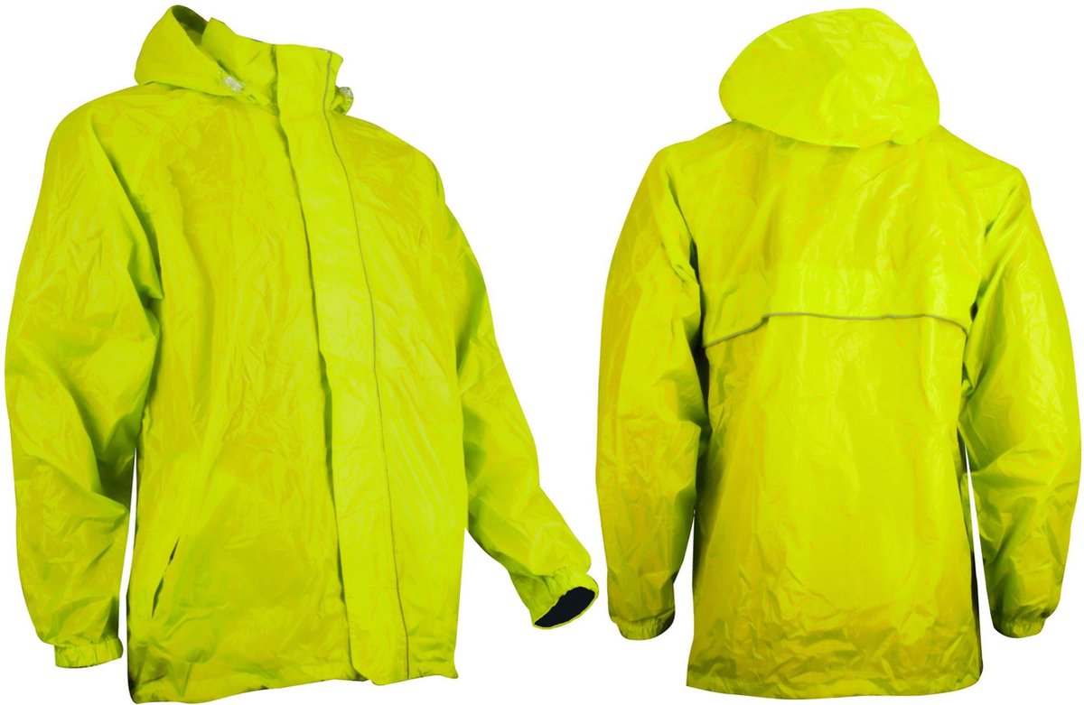 Ralka Regenjas - Volwassenen - Unisex - Geel