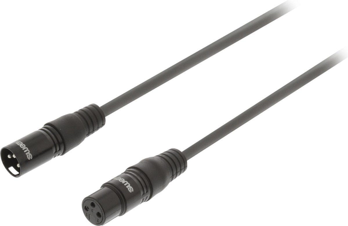 Sweex SWOP15010E05 0.5m XLR (3-pin) XLR (3-pin) Zwart audio kabel